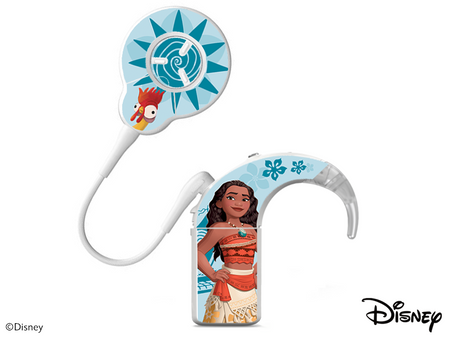 Skórka / naklejki na procesor mowy Cochlear NUCLEUS 8 - Disney Vaiana