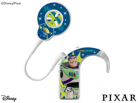 Skórka / naklejki na procesor mowy Cochlear NUCLEUS 8 - Disney Toy Story - Buzz