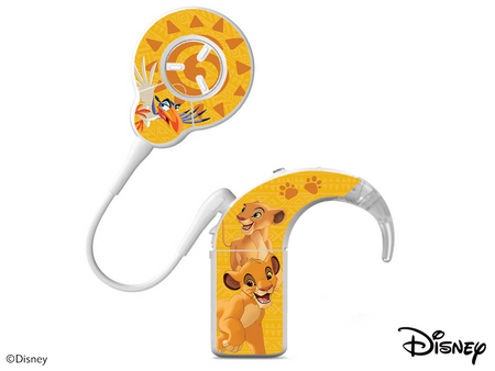 Skórka / naklejki na procesor mowy Cochlear NUCLEUS 8 - Disney Król Lew