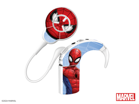 Skórka / naklejki na procesor mowy Cochlear NUCLEUS 7 - Marvel Spider-Man