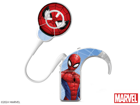 Skórka / naklejki na procesor mowy Cochlear NUCLEUS 8 - Marvel Spider-Man